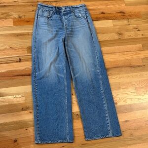 Rag & Bone Blue Denim Waistband
